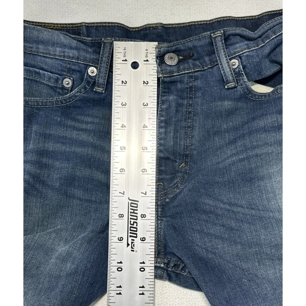 Levi's 513 Slim Straight Jeans Men's 30x30 Dark Indigo Wash Modern Stretch